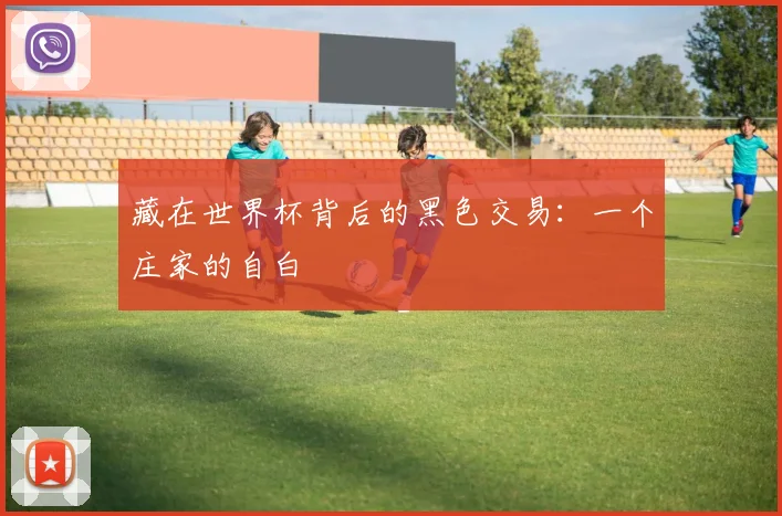 藏在世界杯背后的黑色交易：一个庄家的自白